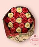 Букет из 19 шоколадных роз "Любовь" - 
