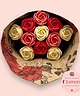 Букет из 11 шоколадных роз "Любовь" - 