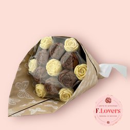 Букет из шоколадных цветов