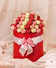 Коробка из 77 шоколадных роз "Любовь"