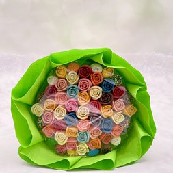 43 розы с мармеладом